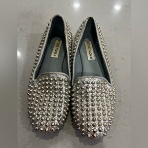 Steve Madden Metallic Studded Women's Loafers